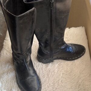 Wonder Nation Black Kids Boots